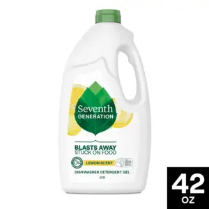 Seventh Generation Dishwasher Detergent Gel | Lemon Scent | 42 Ounce | Single