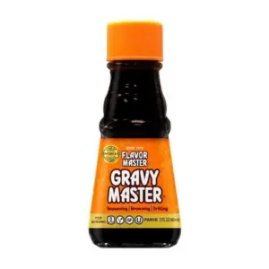GravyMaster Concentrated Formula: Grilling,Seasoning & Browning Sauce -1 Bottle 2 fl Ounce-Vegetarian | Gluten-Free | Kosher | Pareve | for Chicken | Beef | Barbecue | Gravy Steaks & more | 2oz