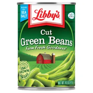 Libby's Canned Cut Green Beans | 14.5 Ounce Can | Single