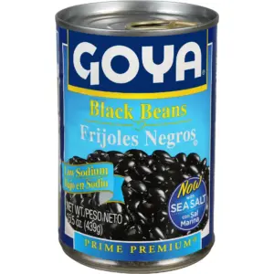 Goya Black Beans | Low Sodium | 15.5 Ounce