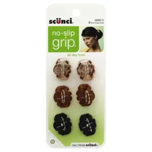 Scunci Hair Clips | 6 count | Single