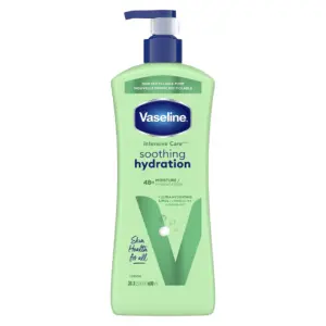 Vaseline Intensive Care Body Lotion Soothing Hydration for Women Dry Skin | 20.3 Ounce