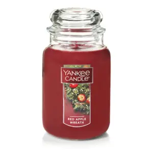 Yankee Candle Original Large Jar | Red Apple Wreath | 22 Ounce