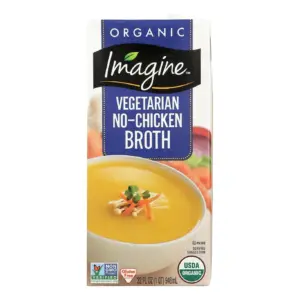Imagine Foods Organic No Chicken Broth Soup | 32 Ounce | 6 pack