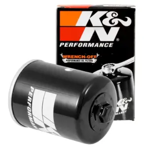 K&N Motorcycle Oil Filter: High Performance | Premium | Designed to be used with Synthetic or Conventional Oils: Fits Select Polaris Side-by-Side & ATV Models | KN-198