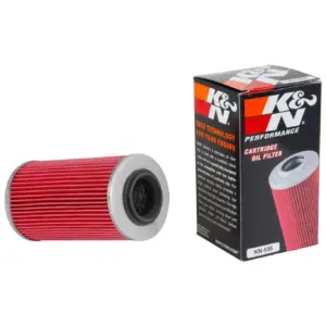 K&N Motorcycle Oil Filter: High Performance | Premium | Designed to be used with Synthetic or Conventional Oils: Fits Select Sea-Doo | Bombardier | John Deere Vehicles | KN-556