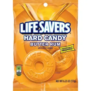 Life Savers Butter Rum Hard Candy Bag | 6.25 Ounce