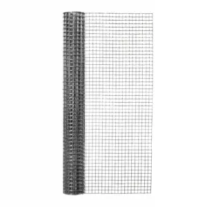Garden Craft 24in H x 5ft L Gray Galvanized Steel Hardware Cloth with 1/2in Openings