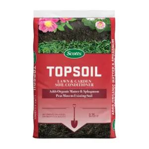 Scotts Premium Topsoil | Lawn & Garden Soil Conditioner | With Peat Moss | 0.75 cu. ft