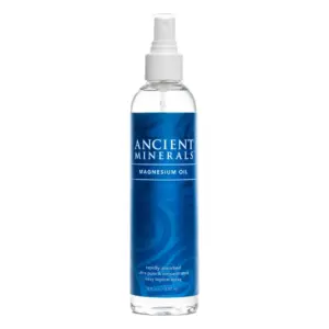 Ancient Minerals Magnesium Oil Spray | for Leg Cramps | Soreness | Stress Relief | Unscented | 8 fl Ounce | 8 Fl Ounce (Pack of 1)
