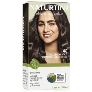 Naturtint 4G Golden Chestnut Permanent Hair Color | 1 Pack (Packaging May Vary) | 4G Golden Chestnut