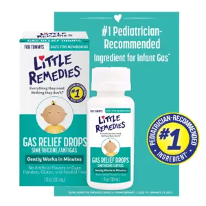 Little Remedies Gas Relief Drops | Natural Berry Flavor | Safe for Newborns | Children's Health 1 fl Ounce