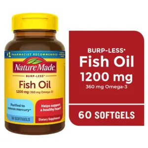 Nature Made Fish Oil Softgels | 1200 Mg | 60 Ct | Single