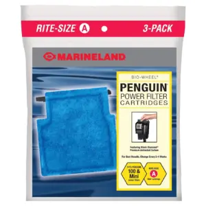 Marineland Penguin Bio-Wheel Replacement Power Filter Cartridges 3 Count | for Aquarium Filtration | Rite-Size A