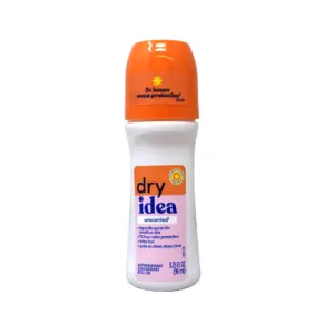 Dry Idea Antiperspirant Deodorant Gel | Unscented | 3 Ounce | 1