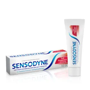 Sensodyne Full Protection Whitening Sensitive Toothpaste | 4 Ounce | for Adults