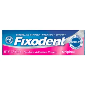 Fixodent Complete Original Denture Adhesive Cream | 0.75 Ounce