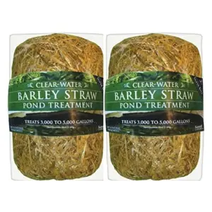 135 Clear-Water Barley Straw Bale 15 Ounce | Treats up to 5000-Gallons (2 Pack Of 15oz))