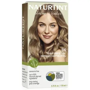 Naturtint 8N Wheat Germ Blonde Permanent Hair Color | 1 Pack (Packaging May Vary) | 8N Wheat Germ Blonde