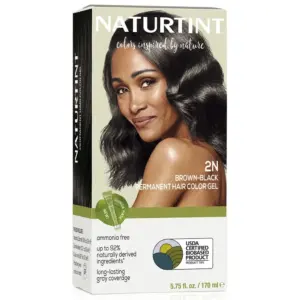 Naturtint 2N Brown Black Permanent Hair Color | 6 Pack (Packaging May Vary)