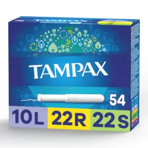 Tampax Cardboard Tampons Mixed Absorbencies | Unscented | 54 Count