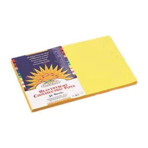 SunWorks Construction Paper | 12 x 18 | Red | 50 Sheets/Pack