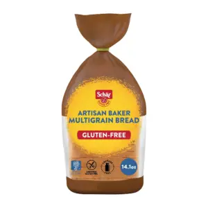 Schar Gluten Free Artisan Baker Multigrain Sourdough Bread Loaf | Regular | Shelf-Stable | 14.1 Ounce | Single