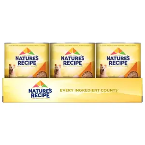 Natures Recipe Ground Chicken | Rice and Barley Recipe Wet Dog Food | 13.2 Ounce. Cans | 12 Count