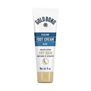 Gold Bond Healing Hydrating Foot Cream for Dry Feet and Skin 4oz