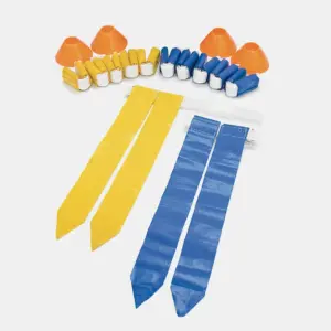 SKLZ 10-Man Flag Football Set | with Blue & Yellow Flags