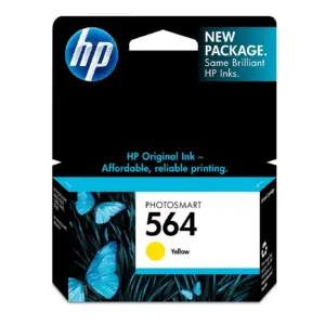 HP 564 Yellow Original Ink Cartridge | ~300 pages | CB320WN#140
