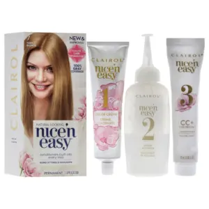 Clairol Nice'n Easy Permanent Hair Color Cream | 7 Dark Blonde | Hair Dye | 1 Application
