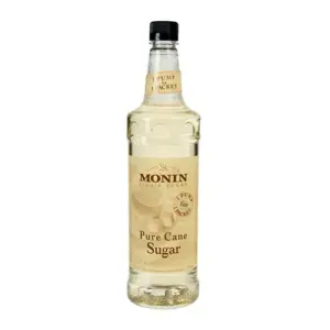 Monin | Pure Cane Syrup | Pure & Sweet | Great for Coffee | Tea | & Specialty Cocktails | Gluten-Free | Non-GMO (1 Liter | 33.8 fl.Ounce)