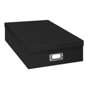 Pioneer Photo Albums Jumbo Scrapbook Storage Box | Black