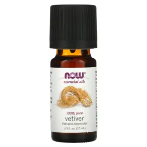 Now Foods Vetiver Essential Oil .33 fl Ounce (10 Milliliters) Oil