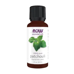 NOW Essential Oils | Patchouli Oil | Earthy Aromatherapy Scent | Steam Distilled | 100% Pure | Vegan | Child Resistant Cap | 1-Ounce