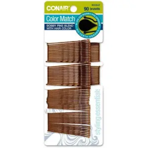 Conair Styling Essentials Bobby Pins | Brown | 90 ct. | Single