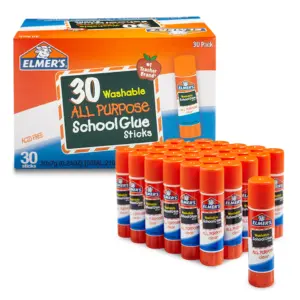 Elmer's Glue Stick Classroom Pack | All-Purpose Clear | Box Of 30