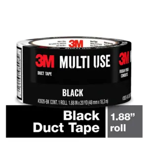 3M Duct Tape | 1.88 Inch x 20 yd | Black | 1 Roll/Pack