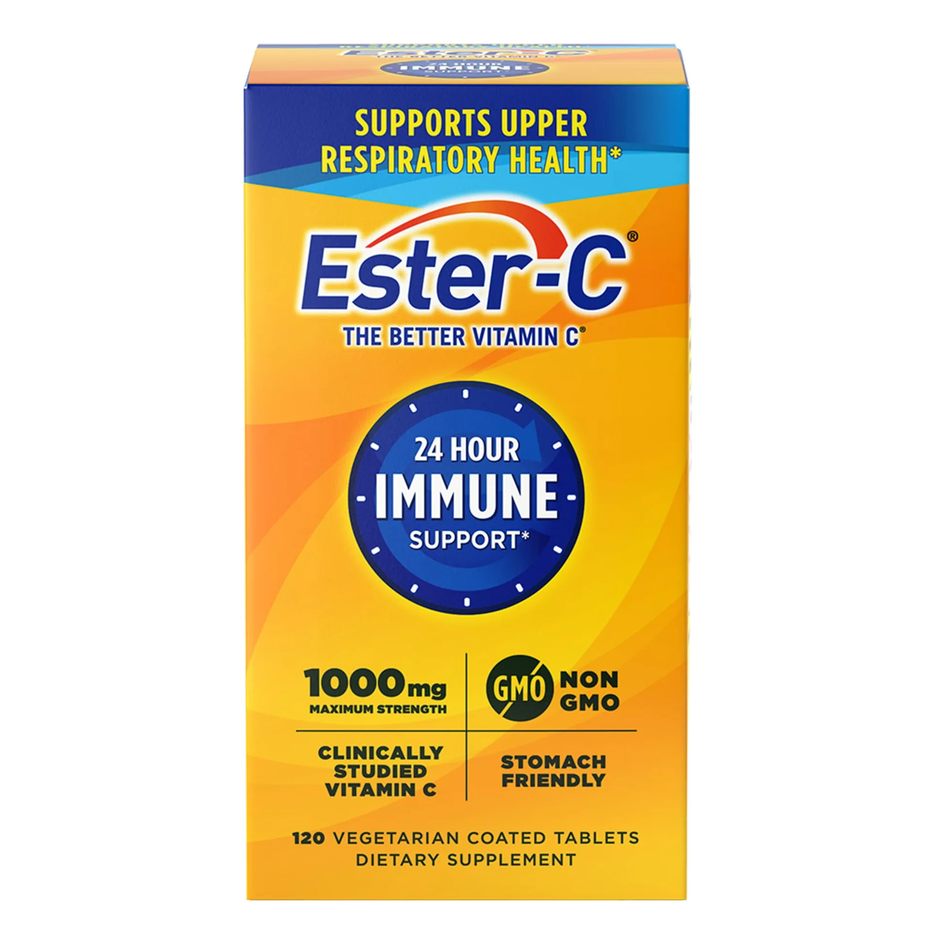 Ester-C Vitamin C | Immune Support Tablets | 1000 Mg | 120 Ct | 1