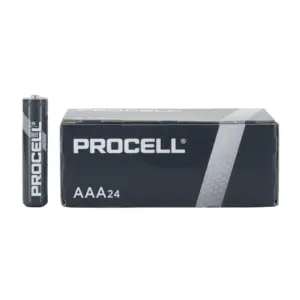 Duracell PC2400BKD09 Procell Alkaline-Manganese Dioxide Battery | AAA Size | 1.5V (Pack of 24)