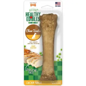 Nylabone Healthy Edibles X-Large Bacon Chew Treats Dogs 50+ lbs USA Made (Premium Edition)