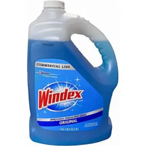 Windex Commercial Line Glass Cleaner Refill | Blue Original | 128 fl Ounce
