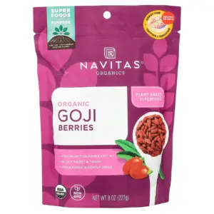 Navitas Organics Goji Berries | 8.0 Ounce | 8 Servings