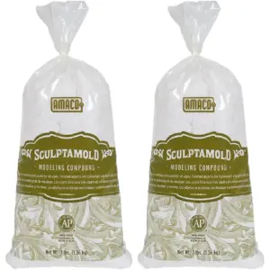 AMACO Sculptamold Modeling Compound | 3 lbs. Per Bag | 2 Bags