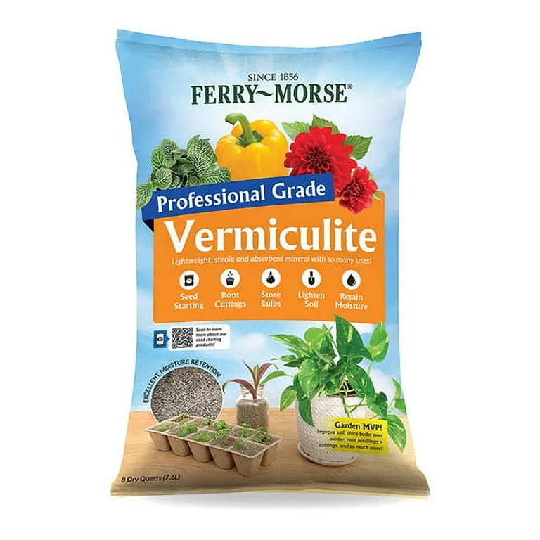 Plantation Professional Grade Vermiculite Fertilizers | 8 qt with Efficient Soil Conditioning | 19 L x 17 W x 23 H