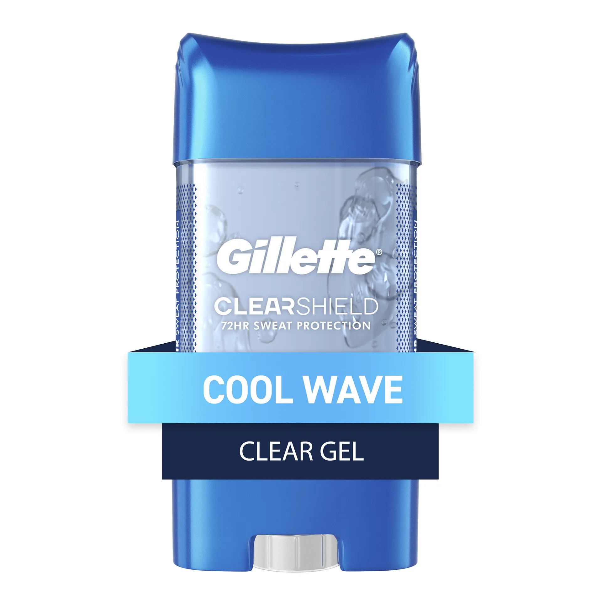 Gillette Cool Wave Clear Gel Men's Antiperspirant & Deodorant 3.8 Ounce