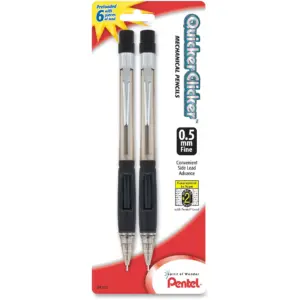 Pentel Quicker Clicker Mechanical Pencil (0.5mm) 2-Pack