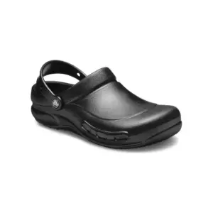 Crocs at Work Unisex Bistro Slip Resistant Clog | Black | Men 12
