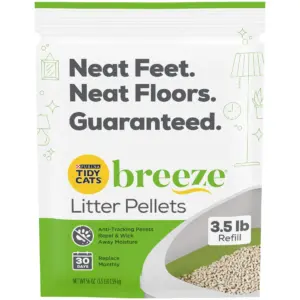 Purina Tidy Cats Litter Pellets | BREEZE Refill Litter Pellets | 3.5 lb. Pouch | 1